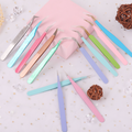 Fiber Grip Eyelash Extension Tweezers – Precision Stainless Steel Lash Tweezer
