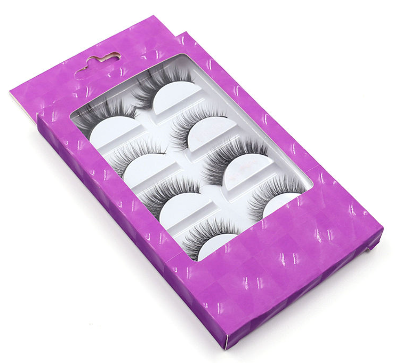 3D 5D Handmade Mink False Eyelashes – Soft Fluffy Volume Strip Lashes for Glamorous Eye Makeup